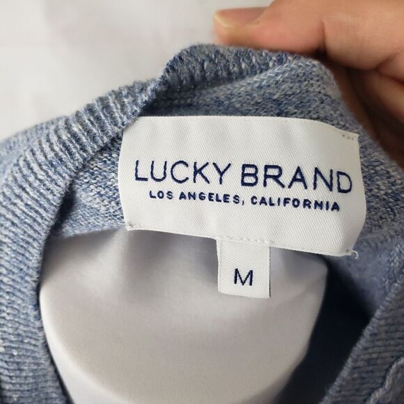 Lucky Brand womens blue top medium - Picture 5 of 5